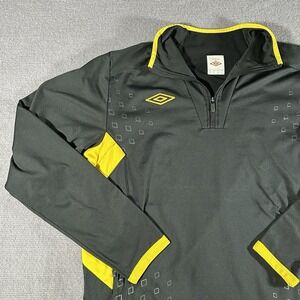 UMBRO 1/4 Zip Pullover Long Sleeve Soccer Jumper Jacket Mens‎ Size XL